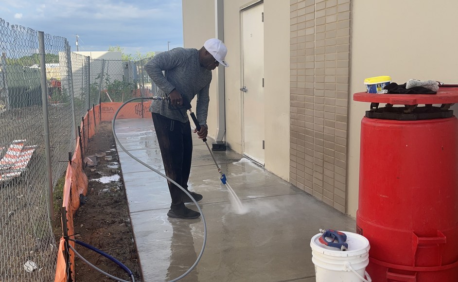 Commercial Concrete Power Washing Service Sachse Tx