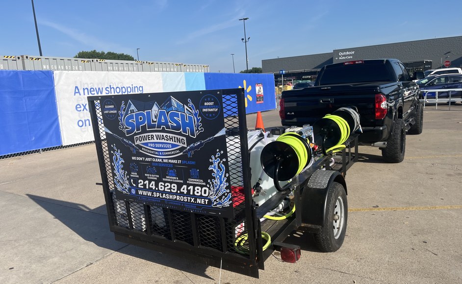 Splash Power Washing Equipment Trailer Fate Tx